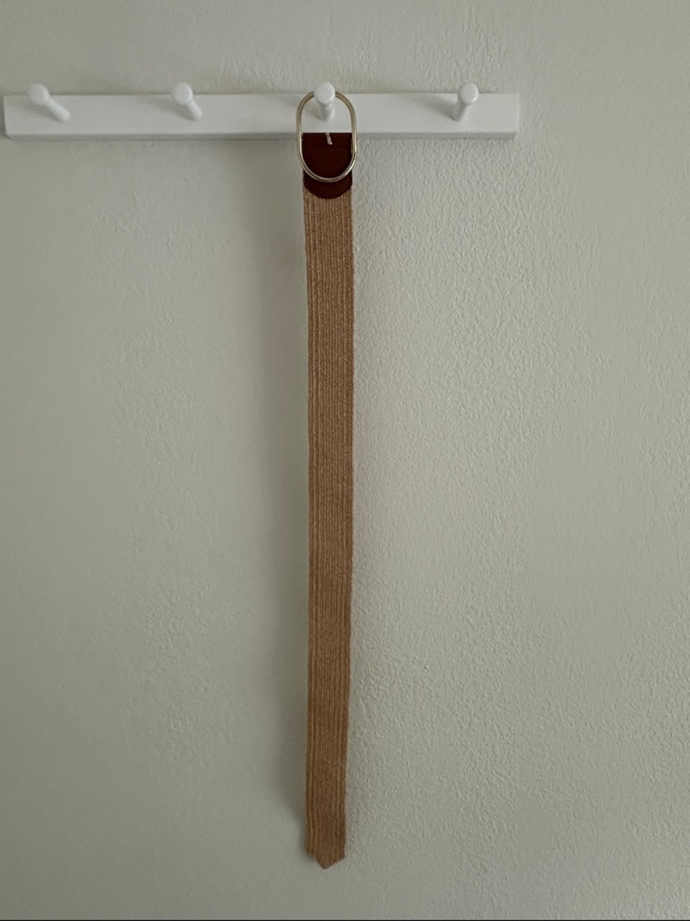 Straw belt gold buckle Small with elastic